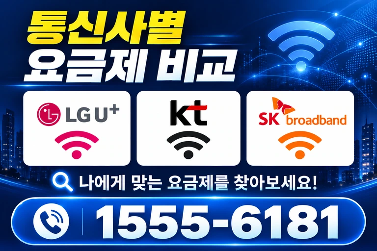 동해시 망상동 통신사별 요금제 비교